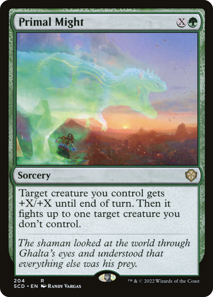 Primal Might [Starter Commander Decks] | Galaxy Games LLC