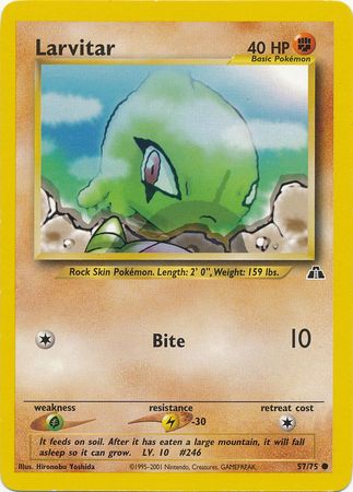 Larvitar (57/75) [Neo Discovery Unlimited] | Galaxy Games LLC