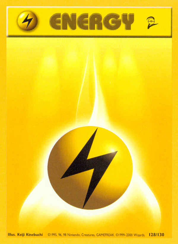 Lightning Energy (128/130) [Base Set 2] | Galaxy Games LLC