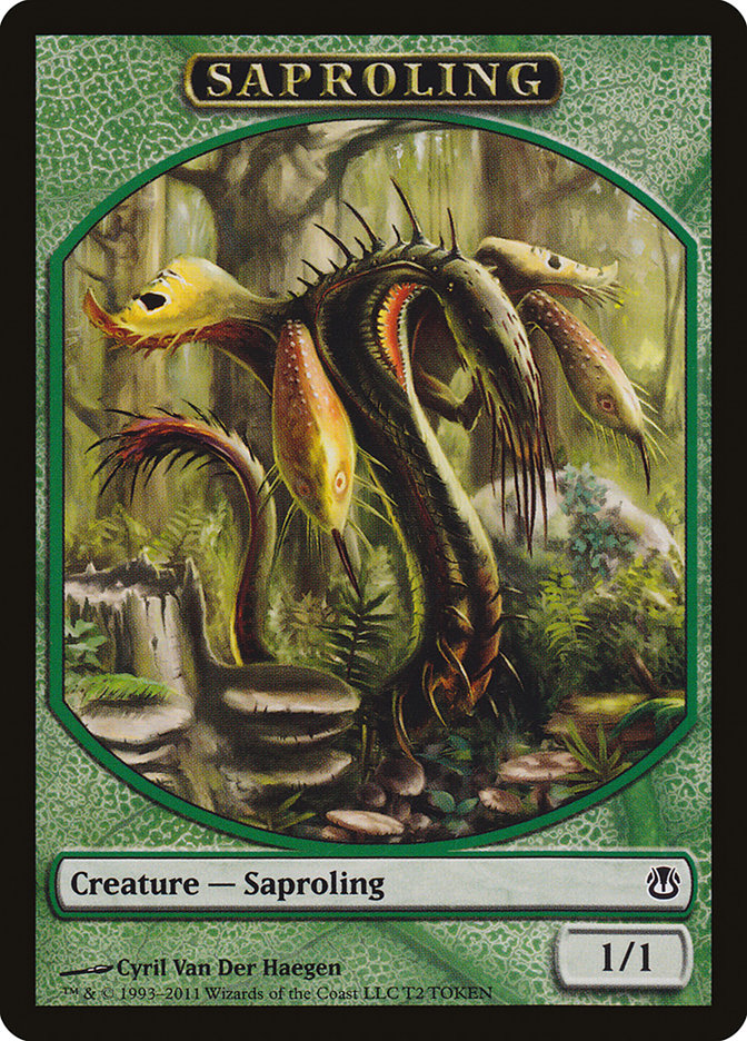 Saproling Token [Duel Decks: Ajani vs. Nicol Bolas Tokens] | Galaxy Games LLC