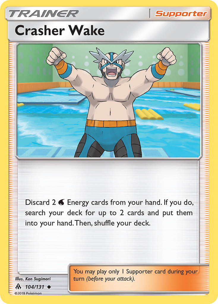 Crasher Wake (104/131) [Sun & Moon: Forbidden Light] | Galaxy Games LLC