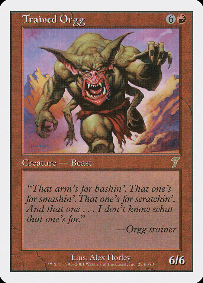 Trained Orgg [Seventh Edition] | Galaxy Games LLC