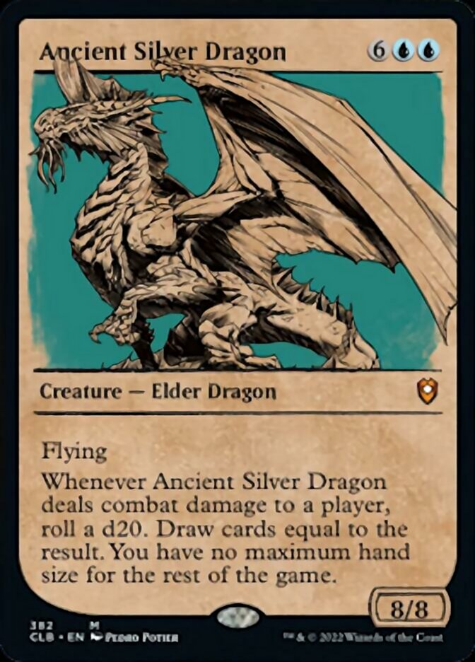 Ancient Silver Dragon (Showcase) [Commander Legends: Battle for Baldur's Gate] | Galaxy Games LLC