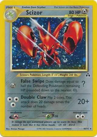 Scizor (10/75) [Neo Discovery Unlimited] | Galaxy Games LLC