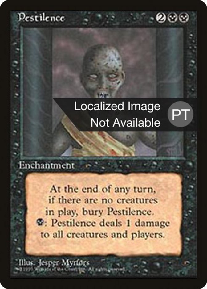 Pestilence [Fourth Edition (Foreign Black Border)] | Galaxy Games LLC