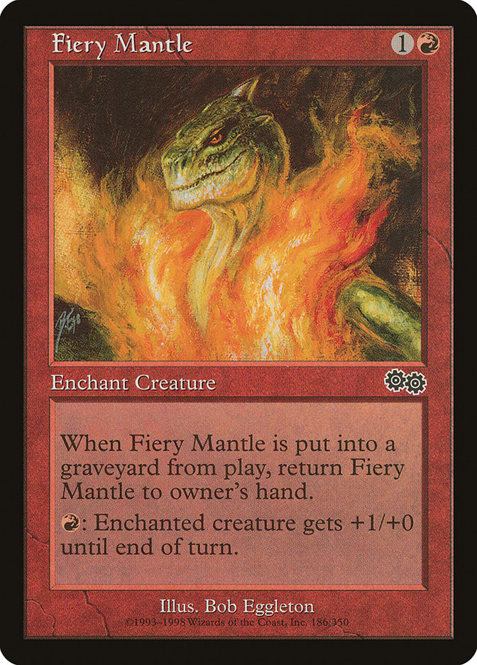 Fiery Mantle [Urza's Saga] | Galaxy Games LLC