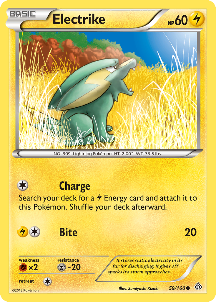 Electrike (59/160) [XY: Primal Clash] | Galaxy Games LLC