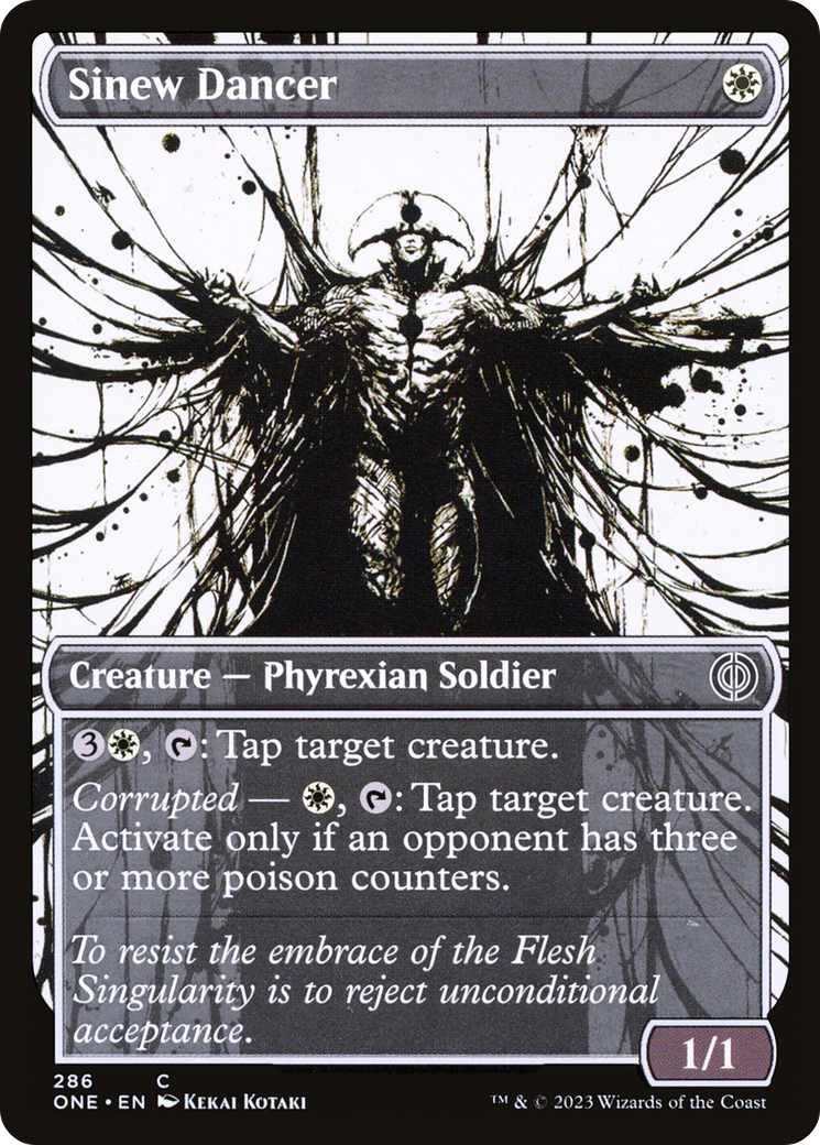 Sinew Dancer (Showcase Ichor) [Phyrexia: All Will Be One] | Galaxy Games LLC