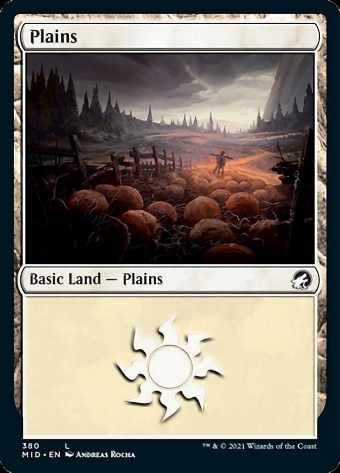 Plains (380) [Innistrad: Midnight Hunt] | Galaxy Games LLC