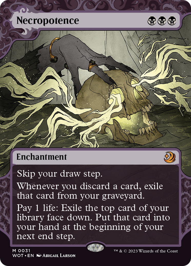 Necropotence [Wilds of Eldraine: Enchanting Tales] | Galaxy Games LLC