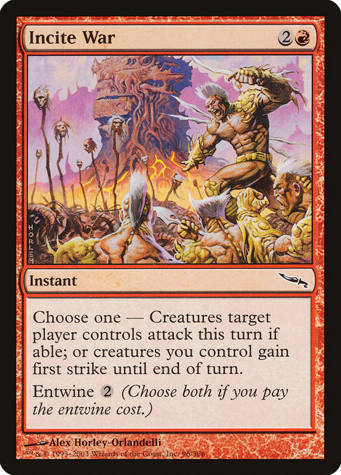 Incite War [Mirrodin] | Galaxy Games LLC