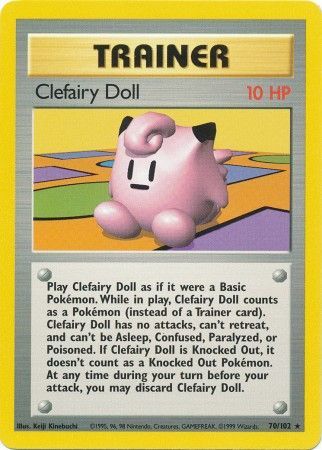 Clefairy Doll (70/102) [Base Set Unlimited] | Galaxy Games LLC