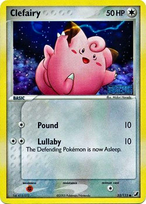 Clefairy (53/115) (Stamped) [EX: Unseen Forces] | Galaxy Games LLC