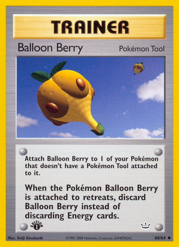 Balloon Berry (60/64) [Neo Revelation 1st Edition] | Galaxy Games LLC