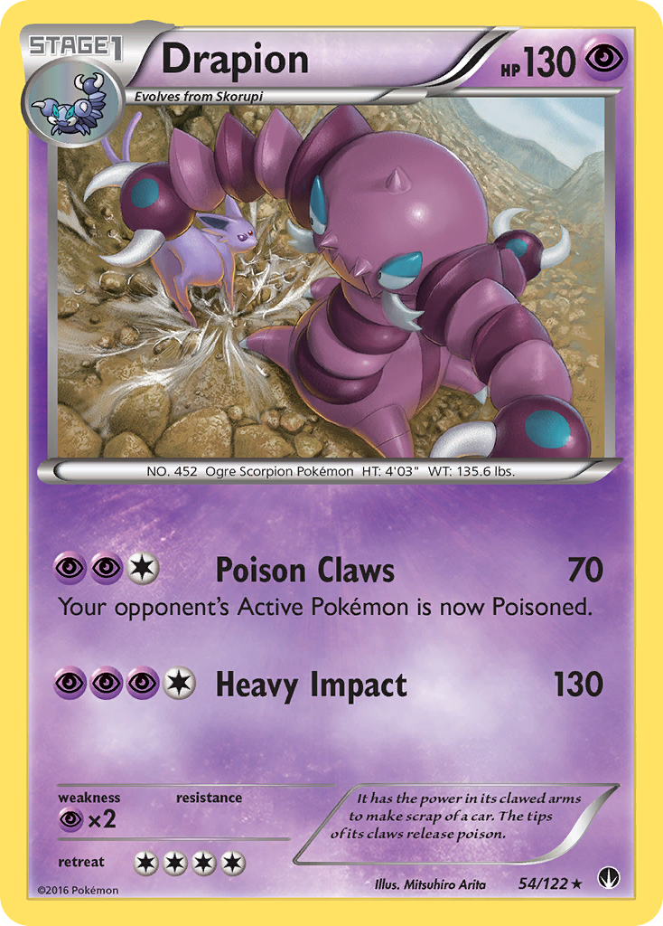 Drapion (54/122) [XY: BREAKpoint] | Galaxy Games LLC