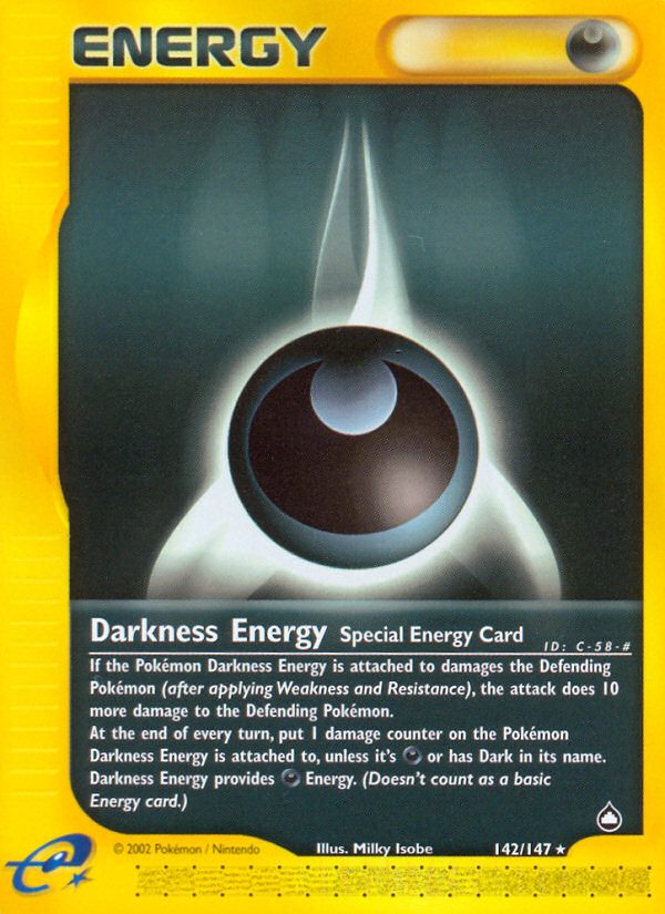 Darkness Energy (142/147) [Aquapolis] | Galaxy Games LLC