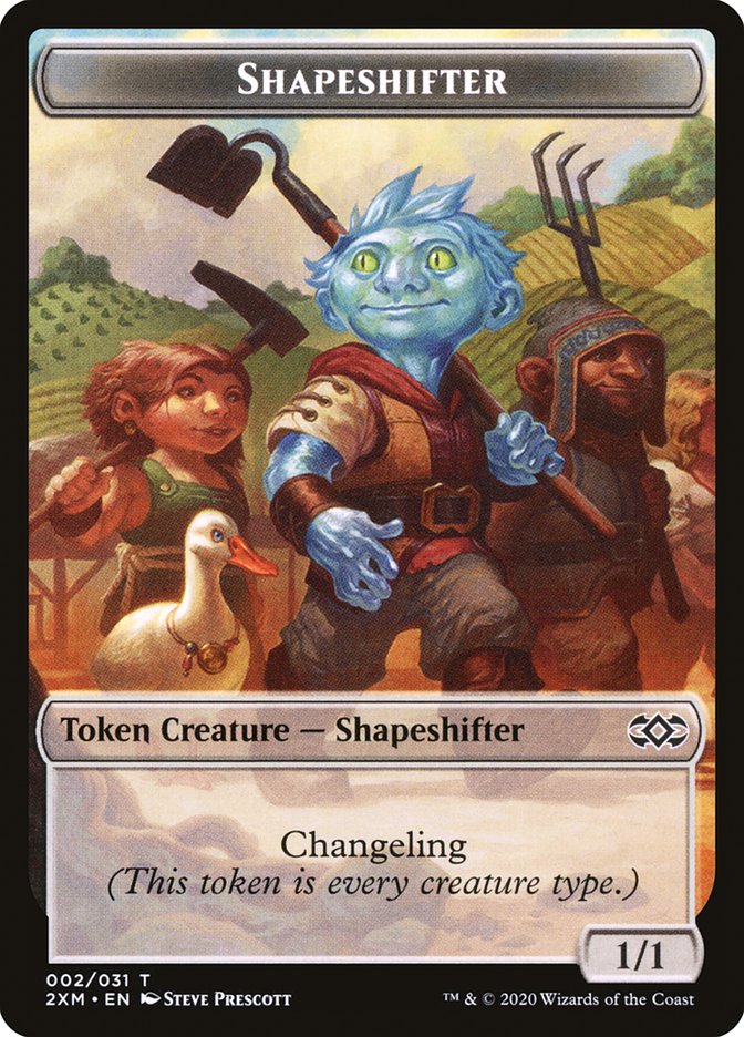 Shapeshifter Token [Double Masters Tokens] | Galaxy Games LLC