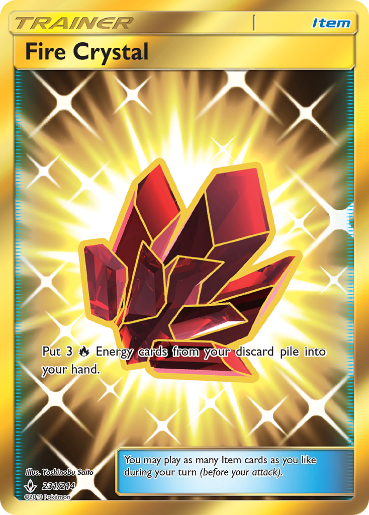 Fire Crystal (231/214) [Sun & Moon: Unbroken Bonds] | Galaxy Games LLC