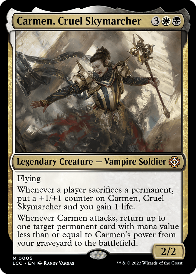 Carmen, Cruel Skymarcher [The Lost Caverns of Ixalan Commander] | Galaxy Games LLC