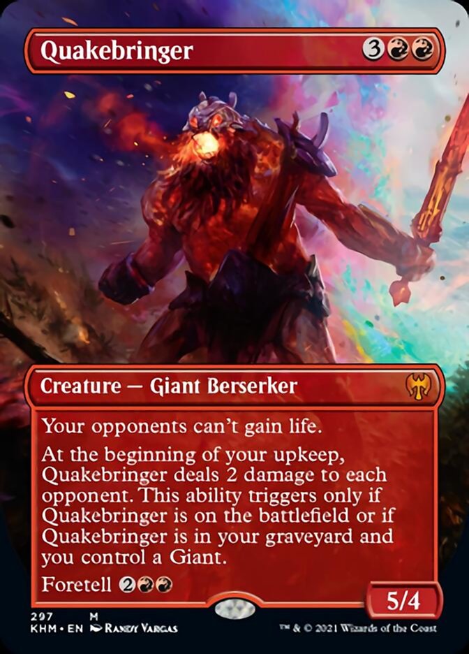 Quakebringer (Borderless Alternate Art) [Kaldheim] | Galaxy Games LLC