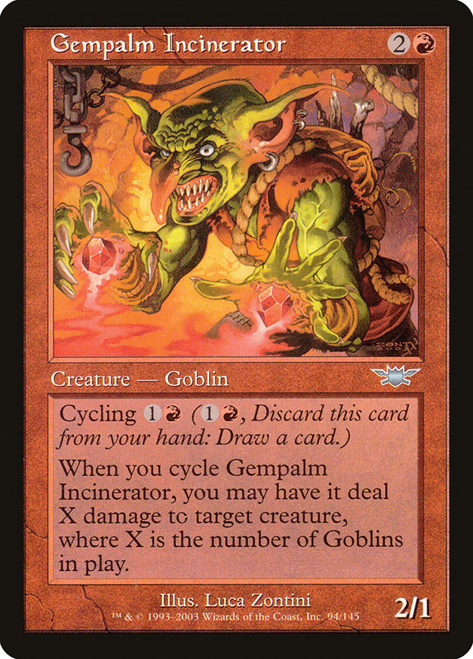 Gempalm Incinerator [Legions] | Galaxy Games LLC
