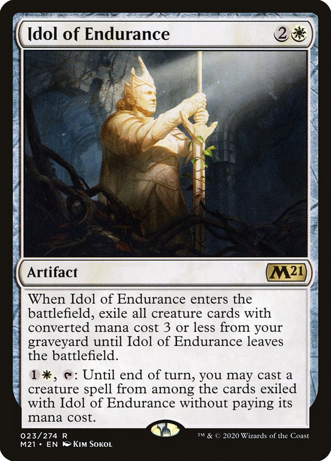 Idol of Endurance [Core Set 2021] | Galaxy Games LLC