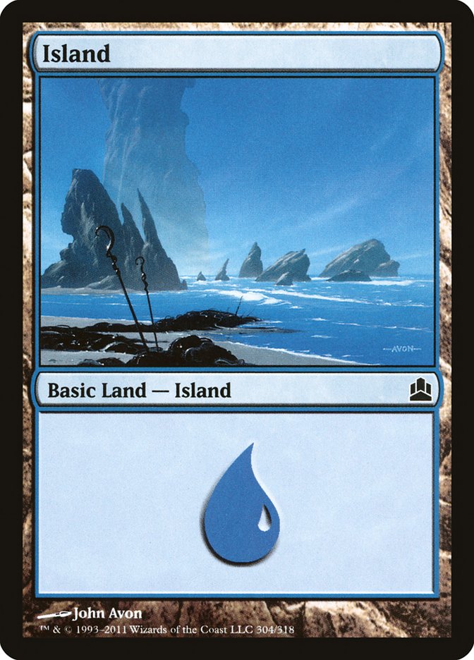 Island (304) [Commander 2011] | Galaxy Games LLC