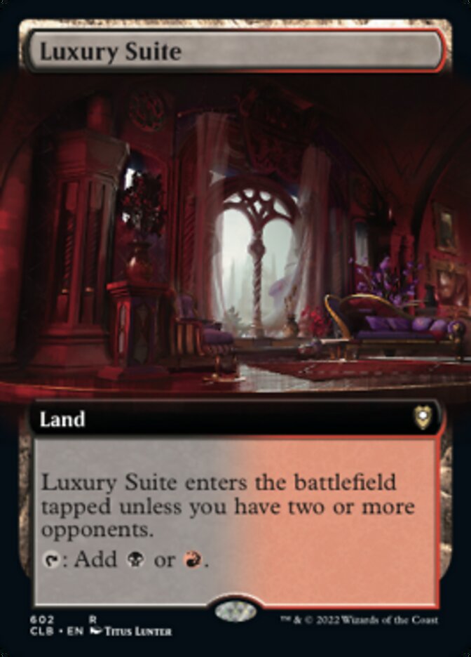 Luxury Suite (Extended Art) [Commander Legends: Battle for Baldur's Gate] | Galaxy Games LLC