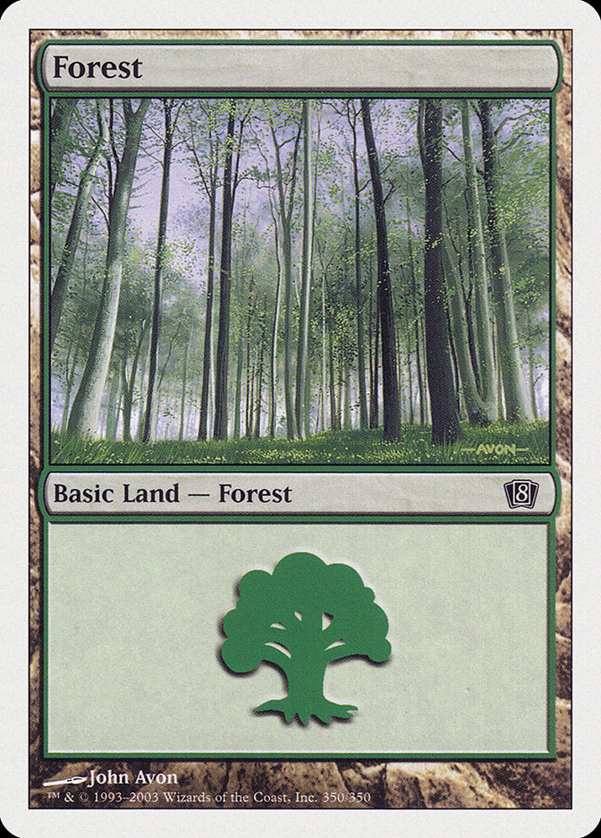 Forest (350) [Eighth Edition] | Galaxy Games LLC