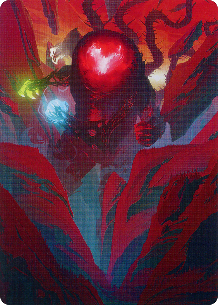 Omnath, Locus of All Art Card (62) [March of the Machine Art Series] | Galaxy Games LLC