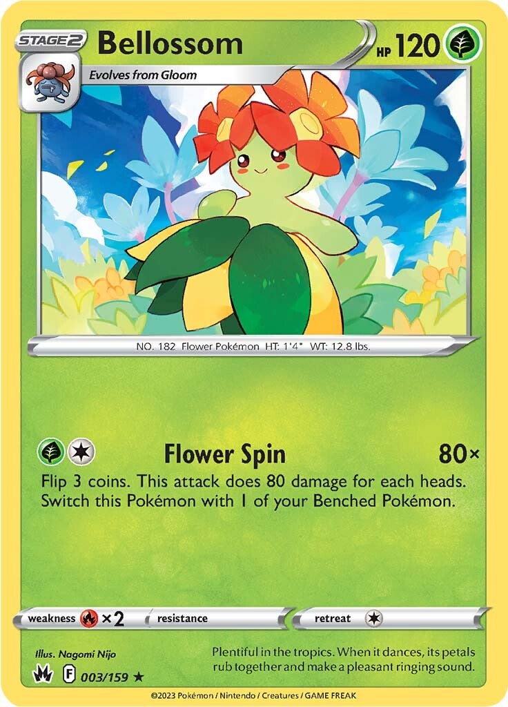 Bellossom (003/159) [Sword & Shield: Crown Zenith] | Galaxy Games LLC