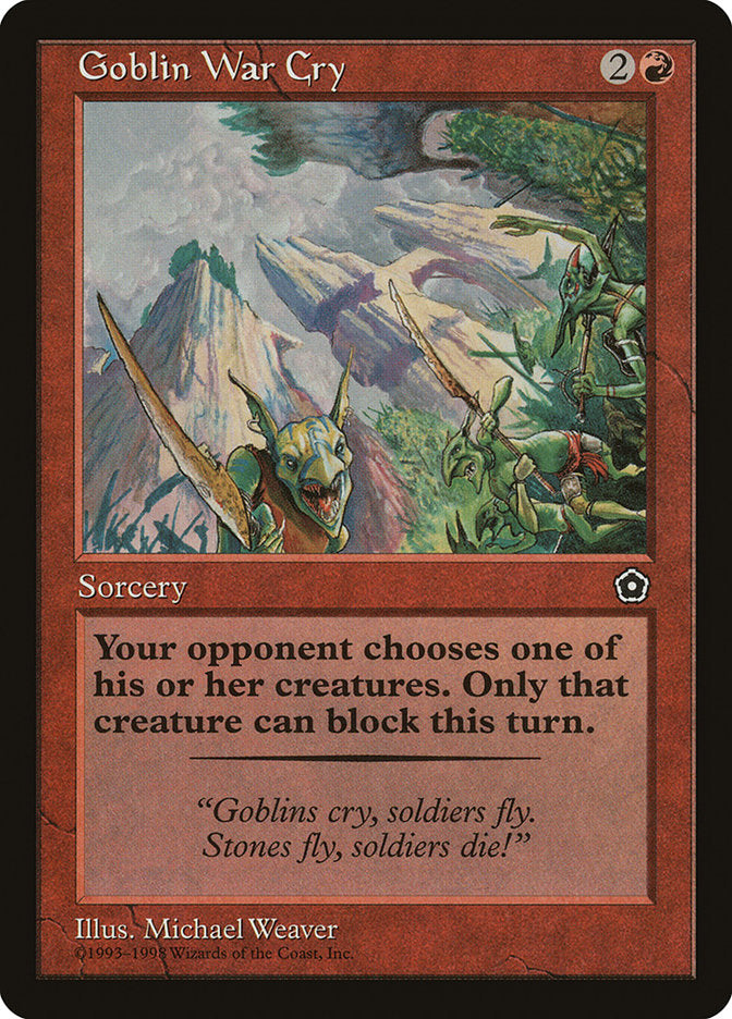 Goblin War Cry [Portal Second Age] | Galaxy Games LLC