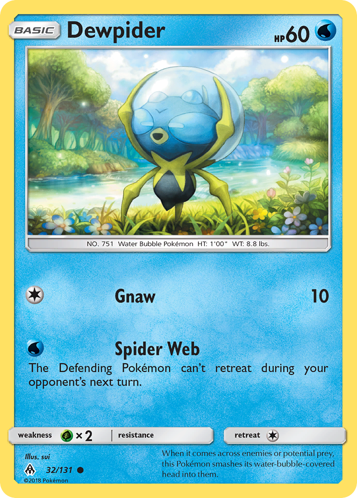 Dewpider (32/131) [Sun & Moon: Forbidden Light] | Galaxy Games LLC