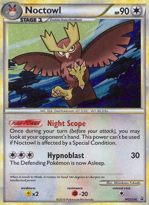 Noctowl (HGSS06) [HeartGold & SoulSilver: Black Star Promos] | Galaxy Games LLC