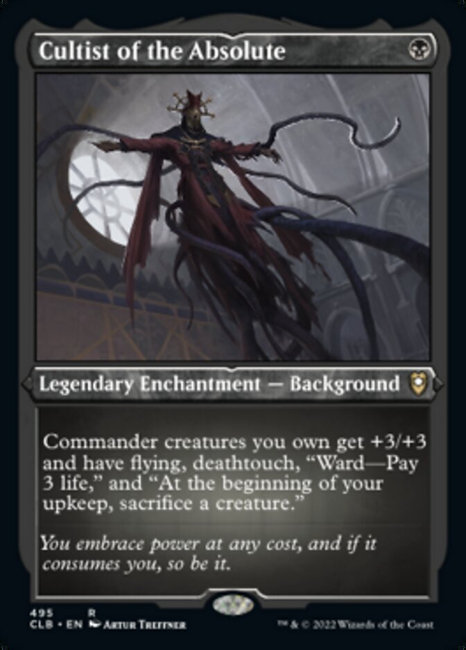 Cultist of the Absolute (Foil Etched) [Commander Legends: Battle for Baldur's Gate] | Galaxy Games LLC