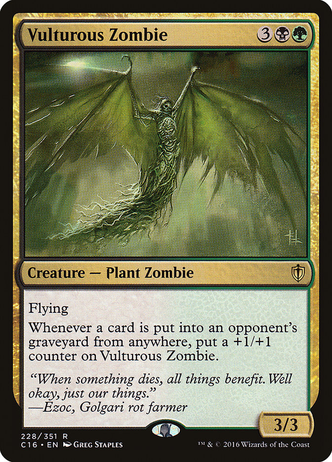 Vulturous Zombie [Commander 2016] | Galaxy Games LLC