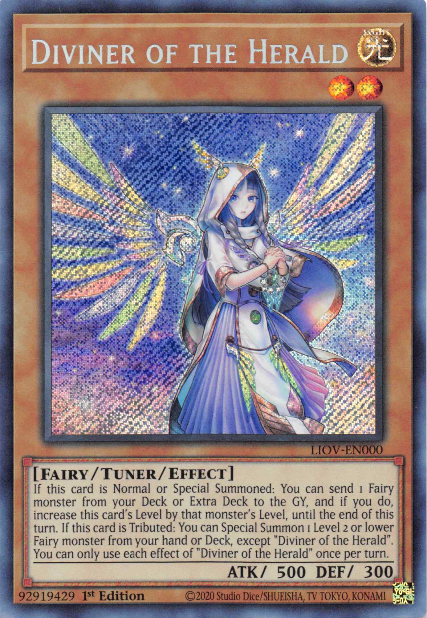 Diviner of the Herald [LIOV-EN000] Secret Rare | Galaxy Games LLC