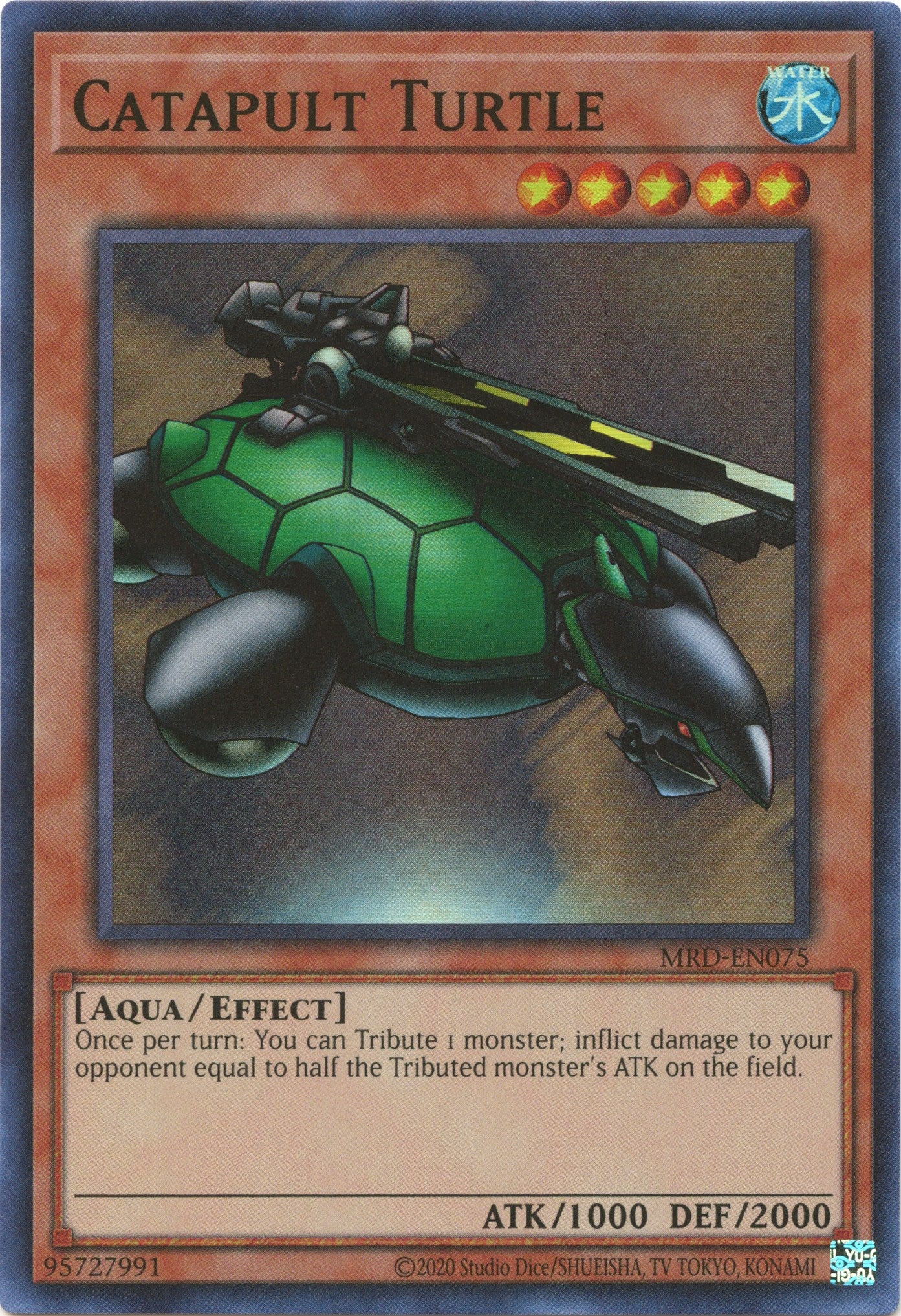 Catapult Turtle (25th Anniversary) [MRD-EN075] Super Rare | Galaxy Games LLC