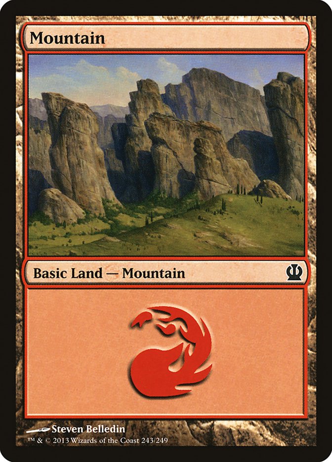 Mountain (243) [Theros] | Galaxy Games LLC