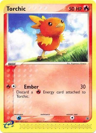 Torchic (017) (Non-Holo) [Nintendo: Black Star Promos] | Galaxy Games LLC