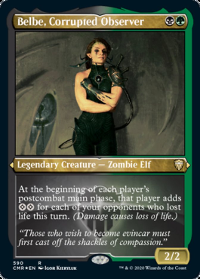 Belbe, Corrupted Observer (Etched) [Commander Legends] | Galaxy Games LLC