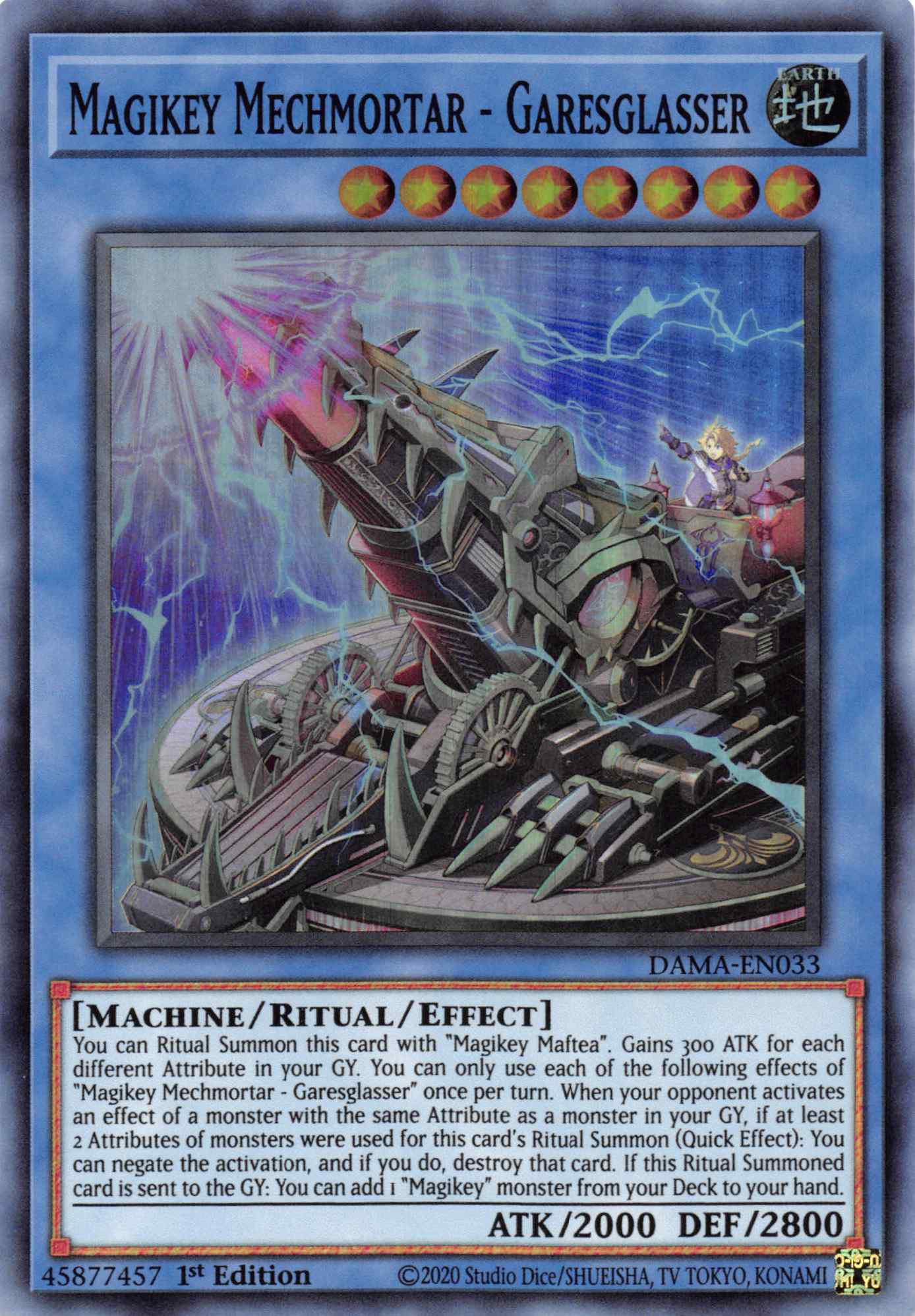 Magikey Mechmortar - Garesglasser [DAMA-EN033] Super Rare | Galaxy Games LLC