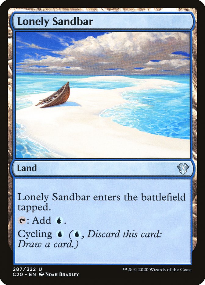 Lonely Sandbar [Commander 2020] | Galaxy Games LLC