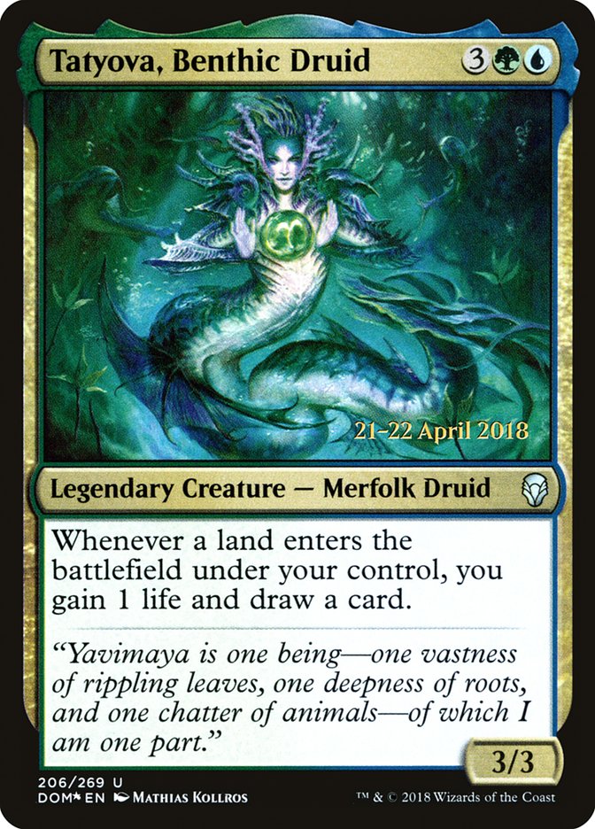 Tatyova, Benthic Druid [Dominaria Prerelease Promos] | Galaxy Games LLC