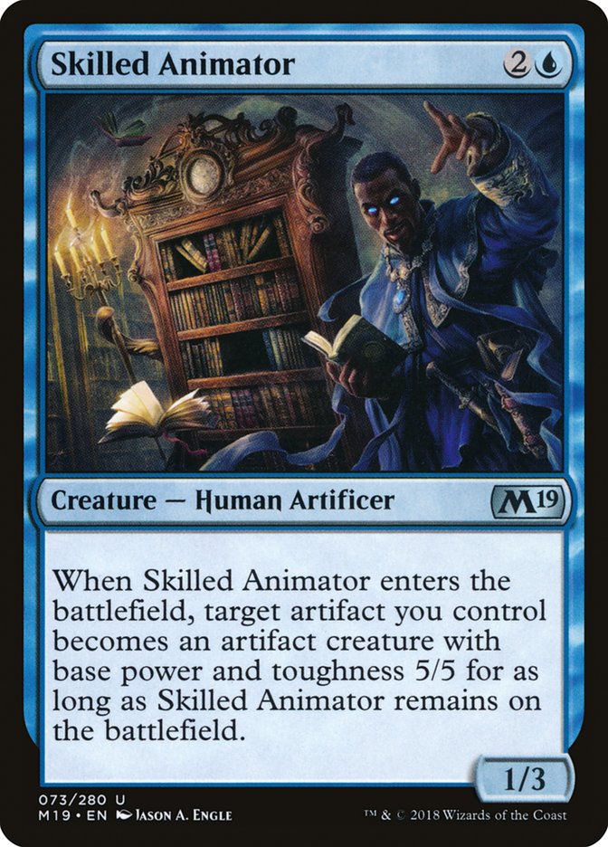 Skilled Animator [Core Set 2019] | Galaxy Games LLC