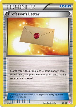 Professor's Letter (28/30) [XY: Trainer Kit - Sylveon] | Galaxy Games LLC