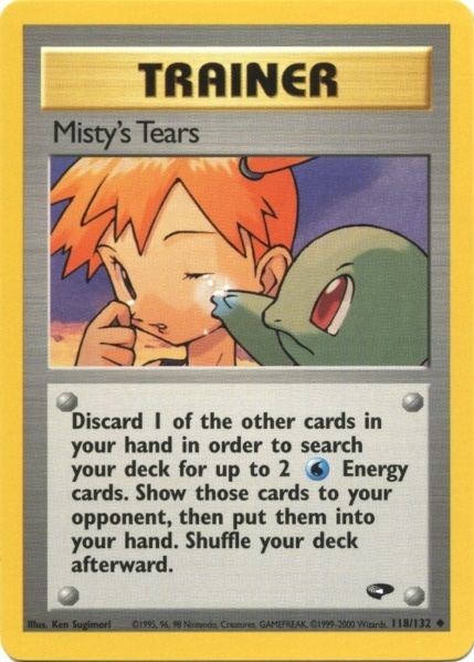 Misty's Tears (118/132) [Gym Challenge Unlimited] | Galaxy Games LLC