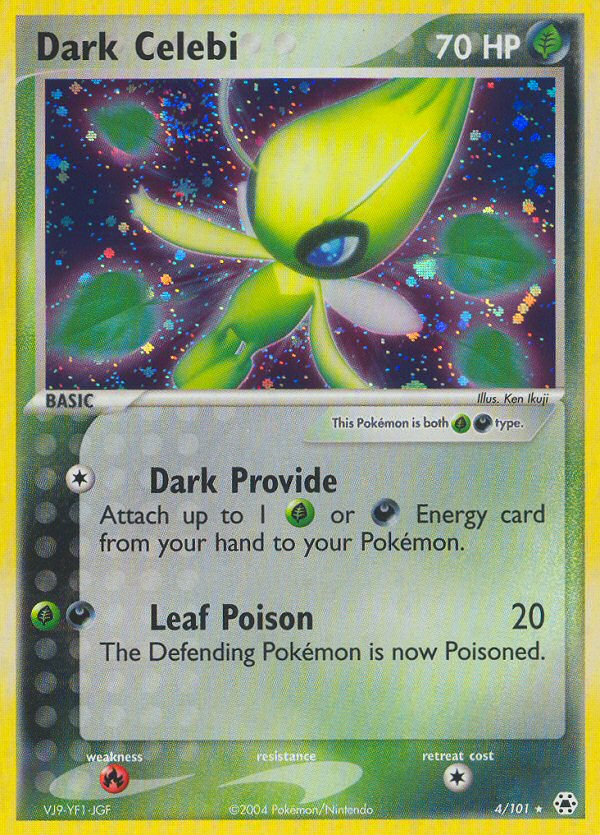 Dark Celebi (4/101) [EX: Hidden Legends] | Galaxy Games LLC