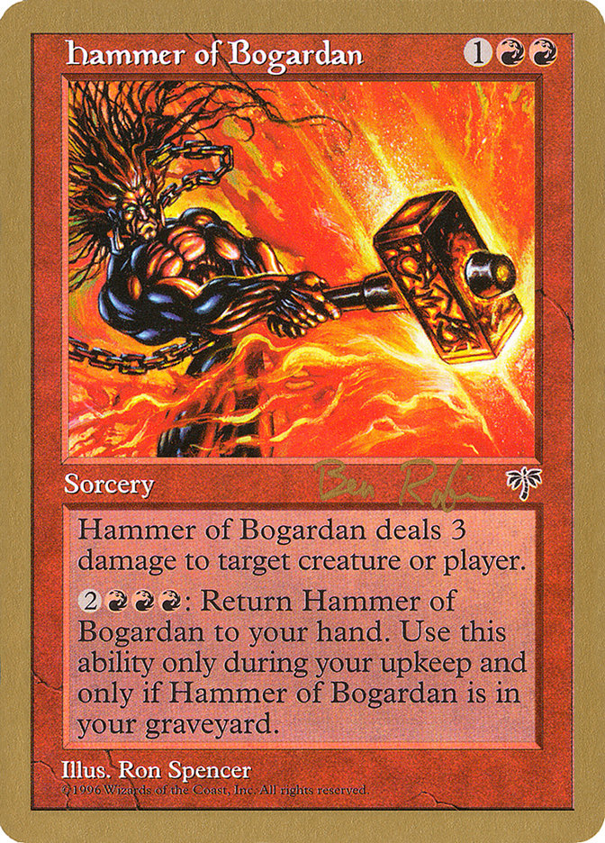 Hammer of Bogardan (Ben Rubin) [World Championship Decks 1998] | Galaxy Games LLC
