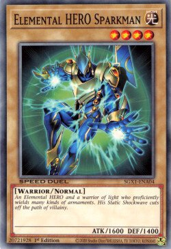 Elemental HERO Sparkman [SGX1-ENA04] Common | Galaxy Games LLC